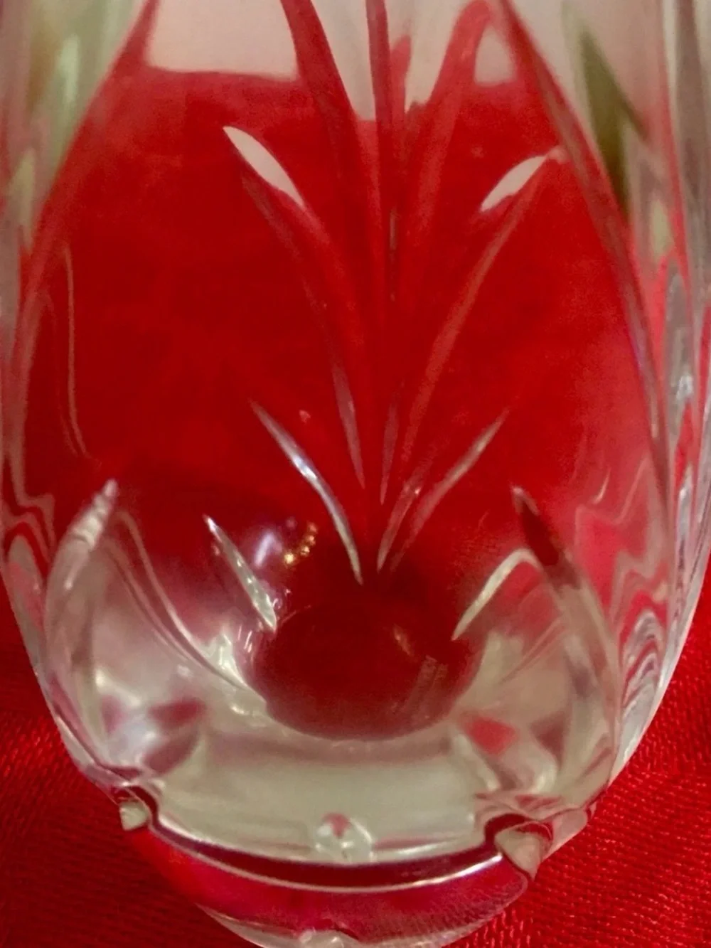 Rogaska Clear Crystal Bud Vase